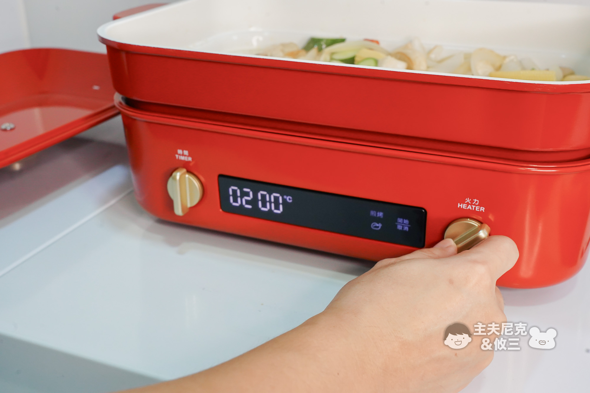 BRUNO電烤盤團購》12/23前獨家團！最新數位款加大5公升＆寶可夢超可愛！還能做鴛鴦鍋、低油烤肉、章魚燒