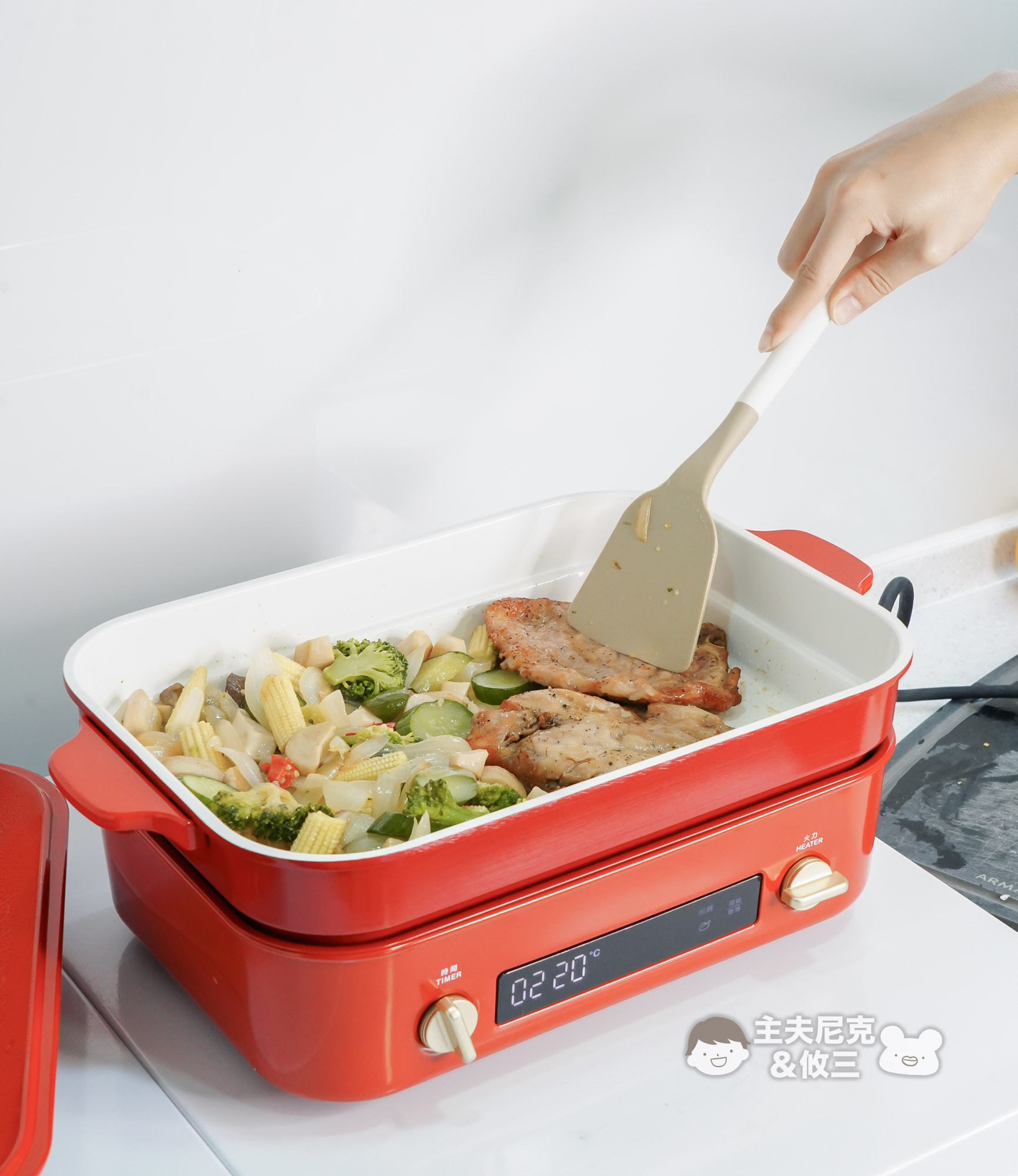 BRUNO電烤盤團購》12/23前獨家團!最新數位款加大5公升&寶可夢超可愛!還能做鴛鴦鍋、低油烤肉、章魚燒 - 第14張圖 BRUNO電烤盤團購》12/23前獨家團!最新數位款加大5公升&寶可夢超可愛!還能做鴛鴦鍋、低油烤肉、章魚燒