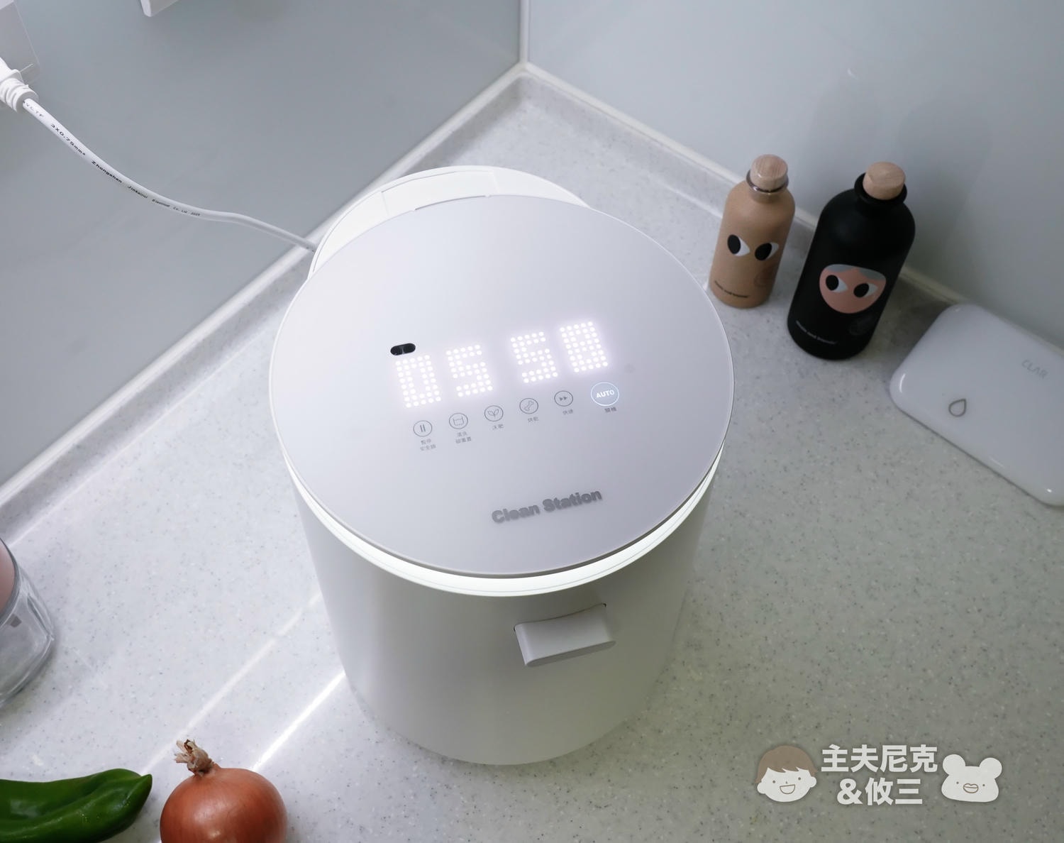 廚餘機團購》最新PaPaBin廚餘機.獨家加碼贈!克立淨臭氧滅菌除臭超衛生