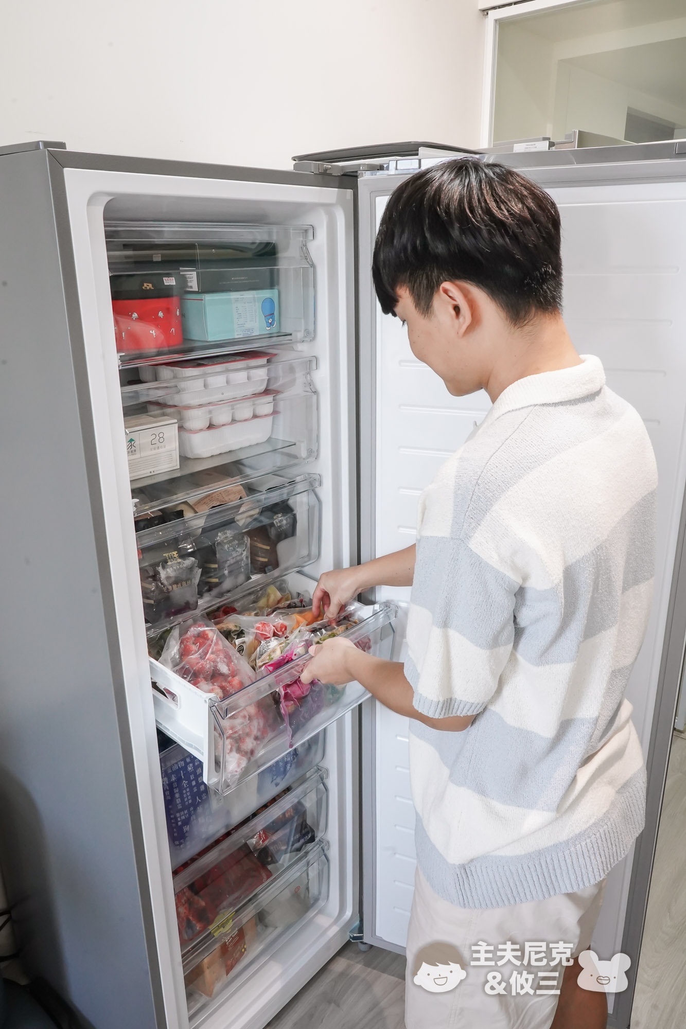 冷凍櫃團購》7/26結團 only魔術雙拼248L變頻無霜冷藏冷凍櫃，節能一天不到1度電，自動化霜／升級層板抽屜