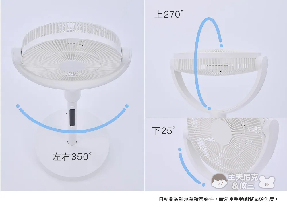 Artisan循環扇團購》8/2結團超火3頭 奧堤森5D全域循環扇，大法師轉頭！全室大循環風扇